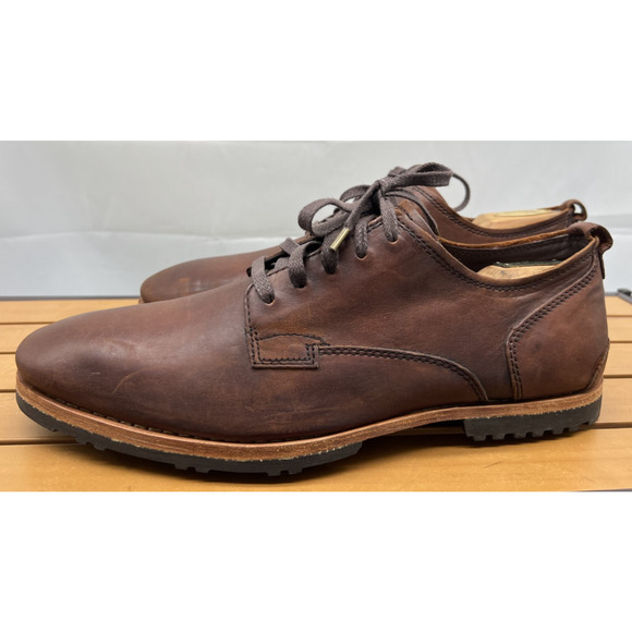 TIMBERLAND BOOT COMPANY BARDSTOWN PLAIN TOE OXFORD Shoes Chili Brown 12 M main image 4